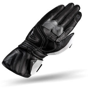 Rękawice motocyklowe skórzane sportowe Shima STR-2 GLOVES biały