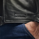 Kurtka motocyklowa skórzana miejska Rebelhorn HUNTER II czarny mat