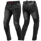 Jeansy motocyklowe Shima GHOST czarny