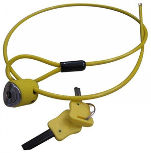 Zapięcie Motocyklowe AUVRAY Linka stalowa wielofunkcyjna – 90 cm, 4 mm – Linka Uniwersalna