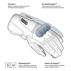 Rękawice motocyklowe miejskie/turystyczne Rebelhorn TRACER WP czarny