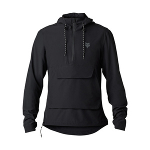 Bluza rowerowa z kapturem FOX Ranger Wind Pullover Black