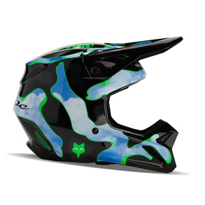 Kask cross offroad motocyklowy FOX V1 Atlas czarny/Green