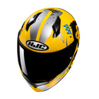 Kask motocyklowy integralny HJC C10 Geti żółty/srebrny