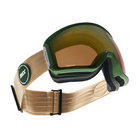 Gogle Snowboardowe IMX Peak Green Matt/Sand - Szyba Podwójna Gold Irridium + Brown