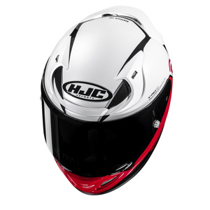 Kask motocyklowy integralny HJC RPHA 12 Kos czarny/biały