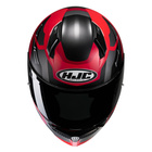 Kask motocyklowy integralny HJC C10 Tins czarny/czerwony