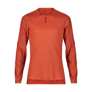 Koszulka rowerowa z długim rękawem FOX Flexair Pro Atomic Orange