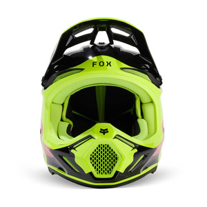 Kask cross offroad motocyklowy FOX V3 Revise Helmet Navy/pomarańczowy