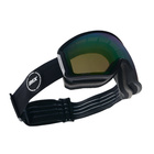 Gogle Snowboardowe IMX Peak Black Matt/Black - Szyba Podwójna Green Irridium + Brown