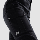 Damskie jeansy motocyklowe OZONE JANE JOGGER FIT czarne