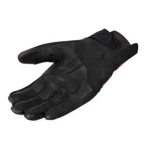 Damskie rękawice motocyklowe miejskie Rebelhorn GAP III czarny-czerwony