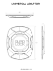 Adapter Uniwersalny Przyklejka Stick do etui QUAD LOCK