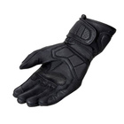 Rękawice motocyklowe skórzane OZONE RS600 czarne szary