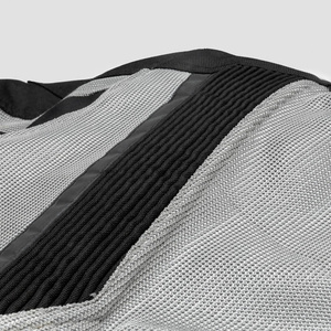 Kurtka motocyklowa tekstylna miejska/turystyczna Rebelhorn SCANDAL II srebrny-czarny