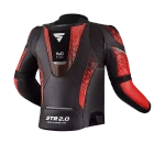 Kurtka motocyklowa skórzana sportowa Shima STR 2.0 czarny/czerwony