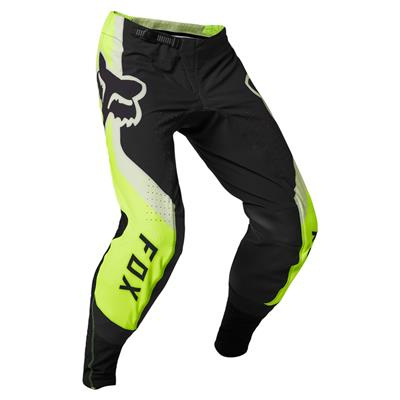 spodnie motocyklowe cross offroad FOX Flexair Efekt Fluo żółty