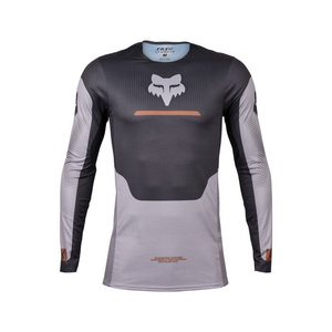 Bluza koszulka motocyklowa rowerowa cross offroad mtb FOX Flexair Optical Steel szary