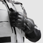 Rękawice motocyklowe miejskie/turystyczne Rebelhorn TRACER WP czarny