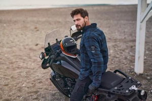 Koszula motocyklowa tekstylna miejska Shima RENEGADE 2 niebieski