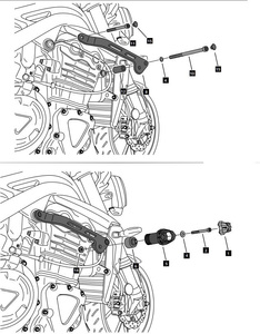 Crash pady PUIG do Triumph Speed Triple 1200RS 21-5 Czarny