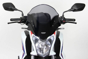 Szyba motocyklowa MRA HONDA CB 650 F, RC75, 2014-2016, forma NTM, przyciemniana
