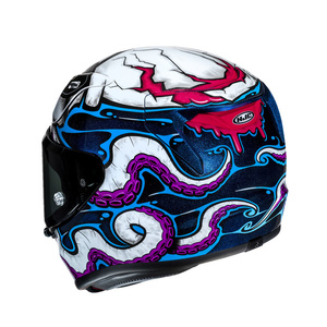 Kask motocyklowy integralny HJC RPHA 12 Kraken biały/niebieski