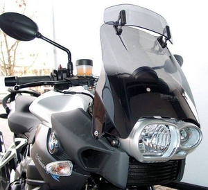 Szyba motocyklowa MRA BMW K 1300 R, K13R, 2009-, forma VTM, przyciemniana