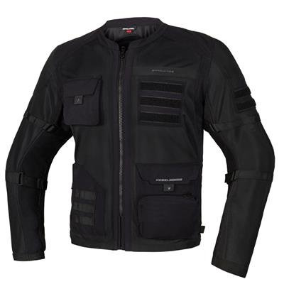 Kurtka motocyklowa tekstylna miejska Rebelhorn BRUTALE czarny