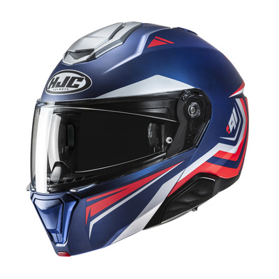 Kask motocyklowy HJC I71N Tricus niebieski/czerwony