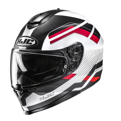 Kask motocyklowy integralny HJC C70N Belis czarny/biały