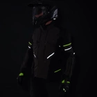 Kurtka motocyklowa tekstylna turystyczna Rebelhorn RANGE czarny-antracyt-żółty fluo