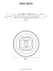Głowica uchwyt magnetyczny QUAD LOCK Uniwersalny