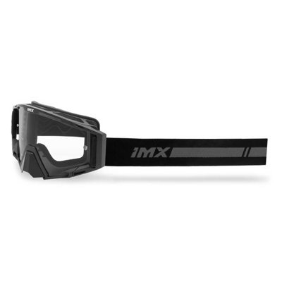 Gogle motocyklowe IMX Sand Black Matt - Szyba Silver Iridium + Clear (2 Szyby W Zestawie)
