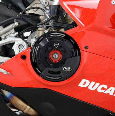 Slidery motocyklowe silnika RG Racing Ducati Panigale V4R 19-, prawa strona czarne