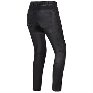 Damskie jeansy motocyklowe OZONE ROXY WAXED czarne