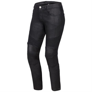 Damskie jeansy motocyklowe OZONE ROXY WAXED czarne