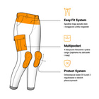 Damskie jeansy motocyklowe OZONE JANE JOGGER FIT czarne