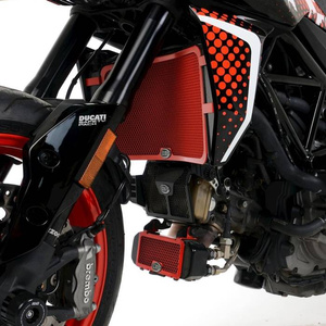 Osłona motocyklowa chłodnicy oleju RG Racing Ducati Hypermotard 950 czarna