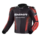 Kurtka motocyklowa skórzana sportowa Shima STR 2.0 czarny/czerwony