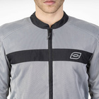 Kurtka motocyklowa tekstylna miejska OZONE DART SILVER czarna