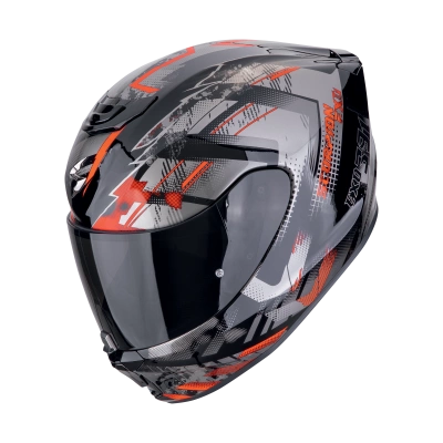 Kask motocyklowy SCORPION EXO-391 Clutter czarny, czerwony