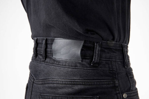 Jeansy motocyklowe OZONE HORNET II sprany czarne