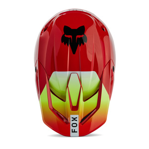 Kask cross offroad motocyklowy FOX V1 Ballast Helmet Fluorescent czerwony