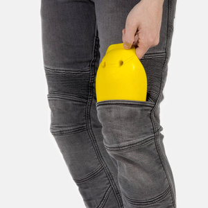 Jeansy motocyklowe OZONE RUSTY sprany czarne