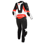 Kombinezon jednoczęściowy motocyklowy skórzany sportowy Shima MIURA RS biały/fluo