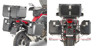 Stelaż kufrów bocznych GIVI One-Fit CAM - Honda CRF1100L Africa Twin (2020)