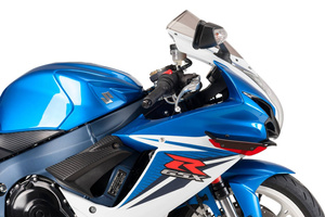 Boczne spoilery dociskowe do Suzuki GSX-R600 / 750 11-16 Czerwony (R)