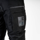 Spodnie motocyklowe tekstylne OZONE FLOW czarne