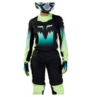 Damska bluza koszulka motocyklowa rowerowa cross mtb FOX 180 Flora czarny/żółty